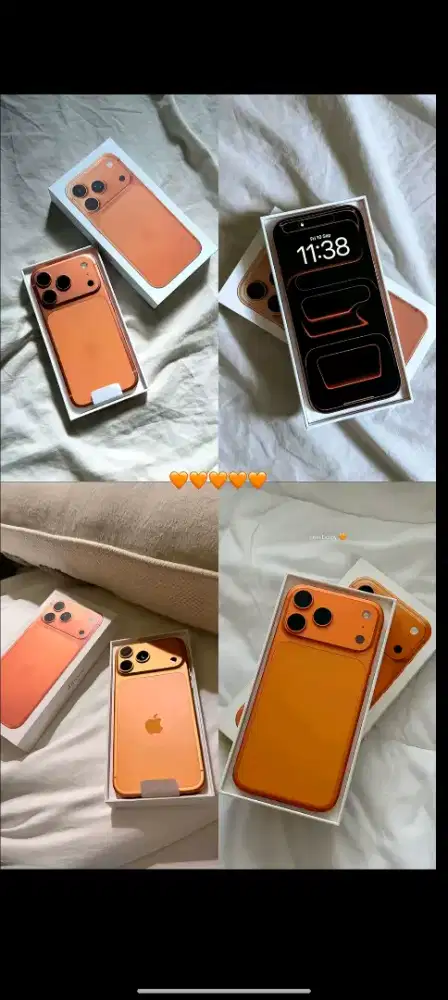 Promo cicilan iPhone 17 promax orange by kredivo