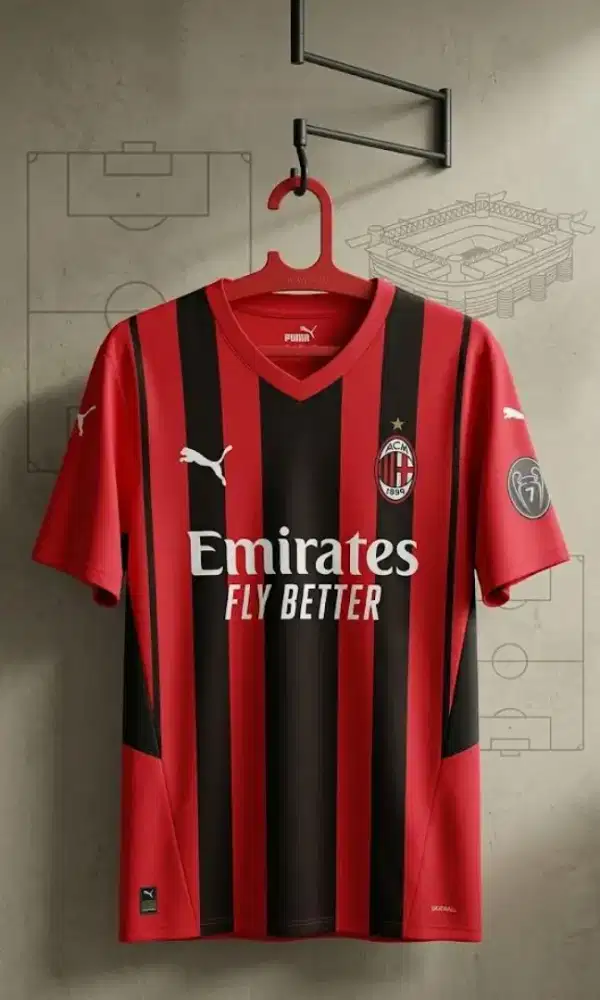Jersey ac milan made in thailand