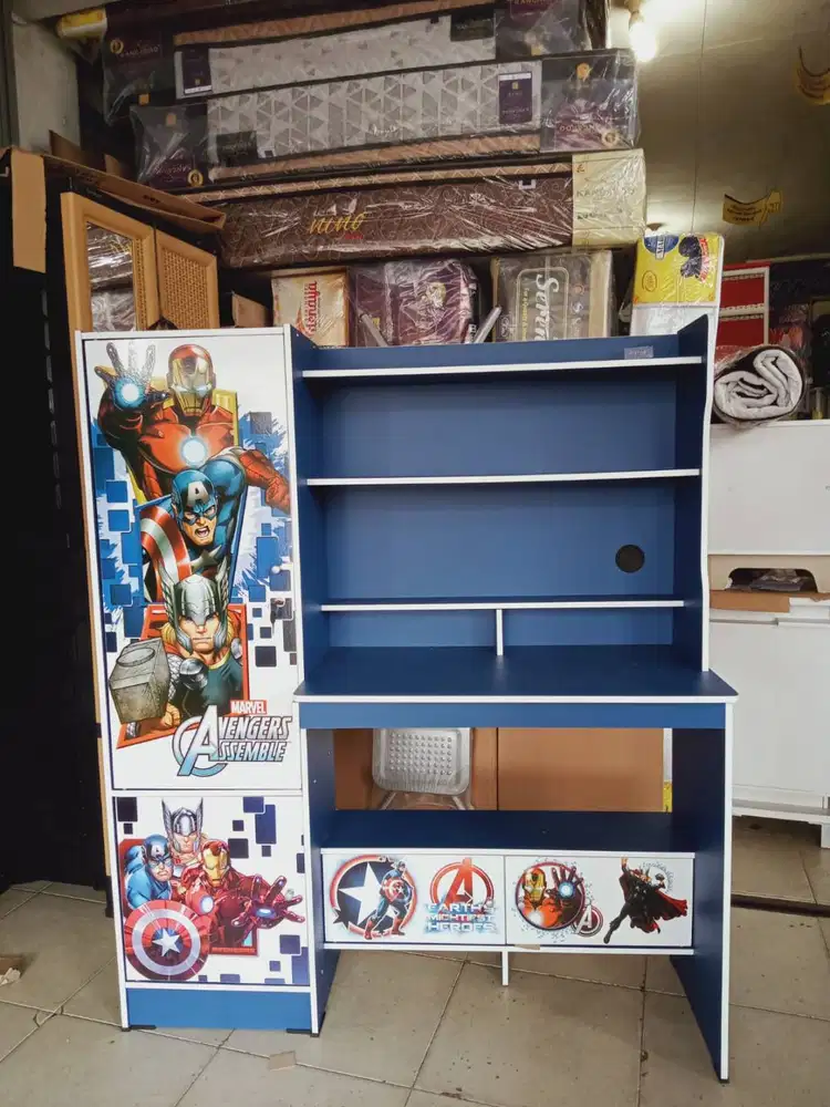 MEJA BELAJAR ANAK AVANGERS