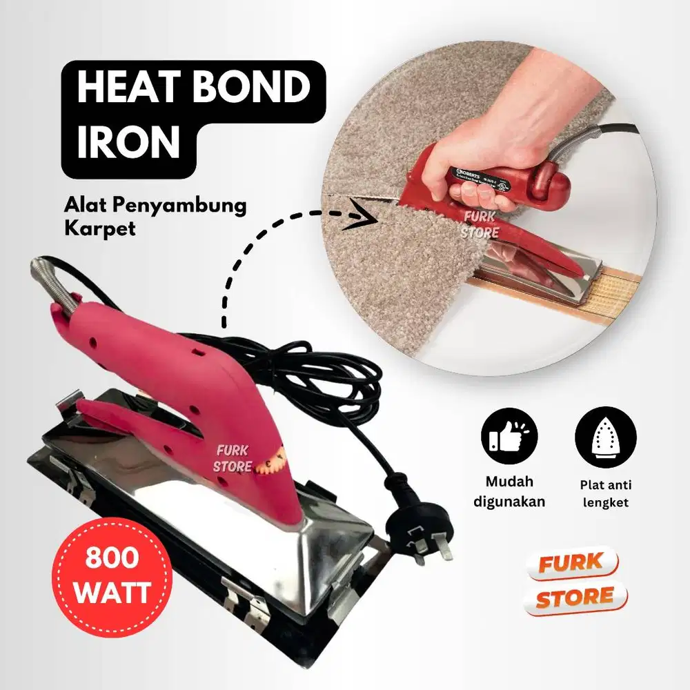CT02 Heatbond Iron - Setrika Karpet | Carpet Seamer Tool