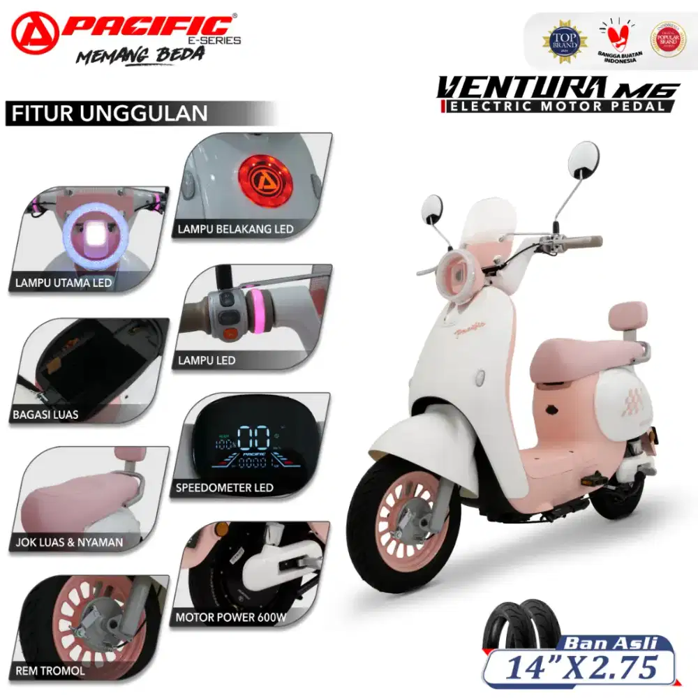 Jual sepeda listrik Ventura cash and CREADIT