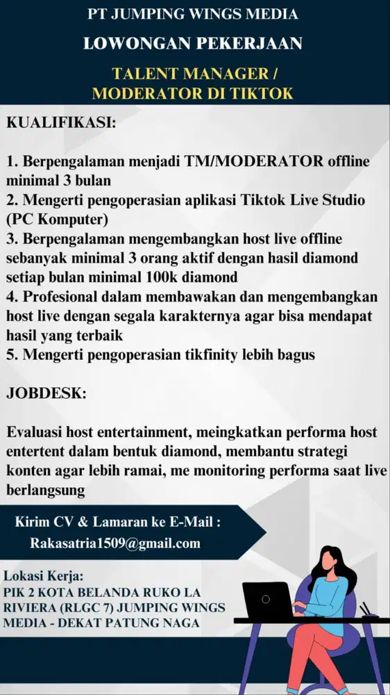 Talent Manager Agency Tiktok Live Streaming