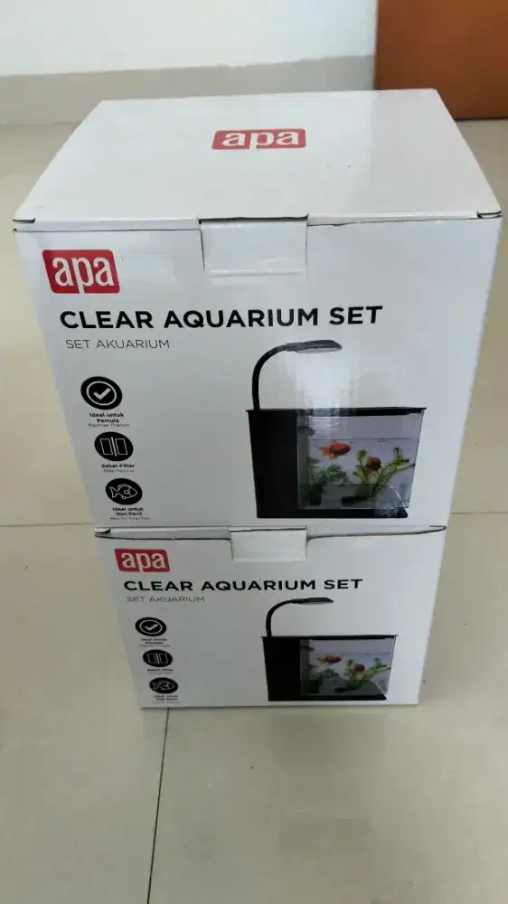 Akuarium ikan filter belakang - Mini- 2 pcs