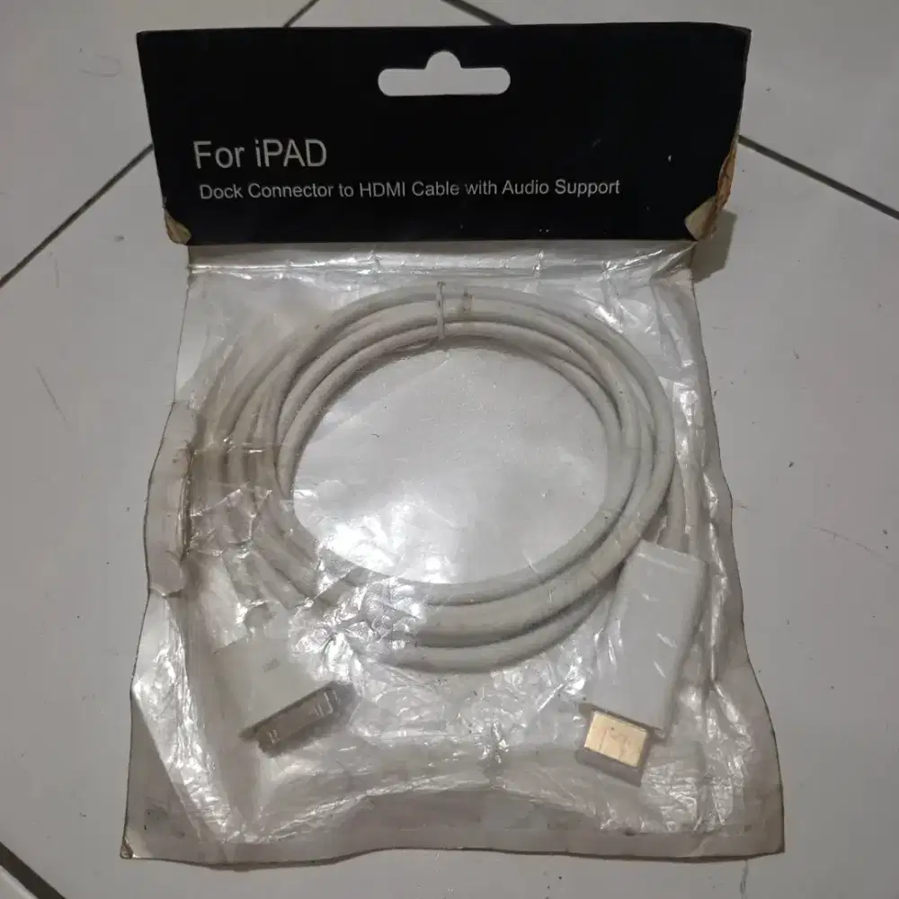 kabel Ipad konverter 30-pin Dock Connector ke HDMI