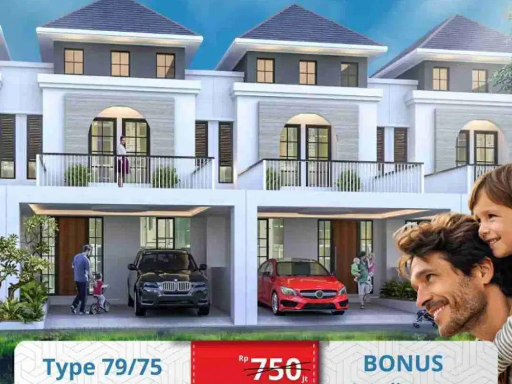 Perumahan dengan konsep Villa di 2 km selatan Rs Dr Oen Solo Baru