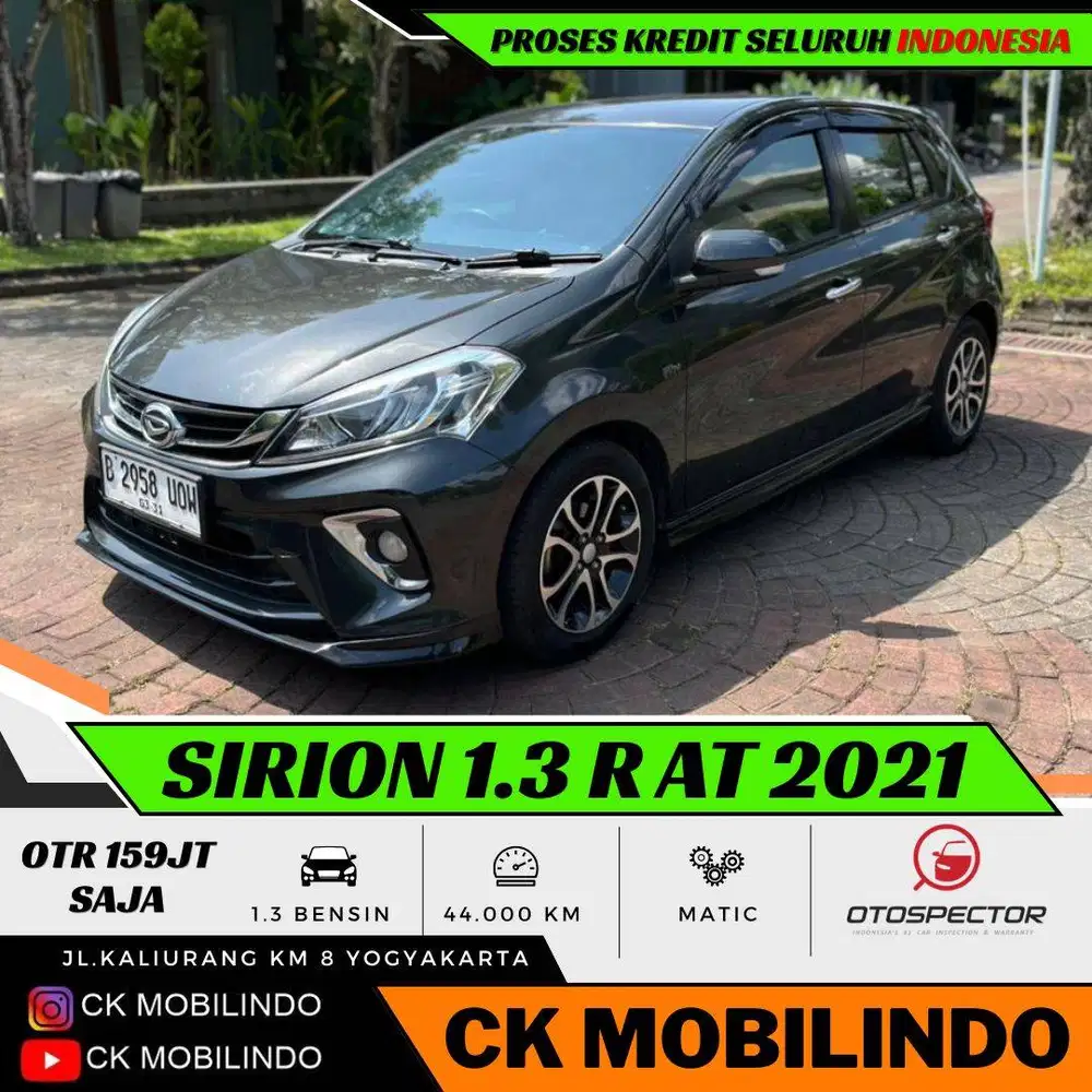 Daihatsu Sirion R Matic 2021 ISTIMEWA DP Minim Yaris