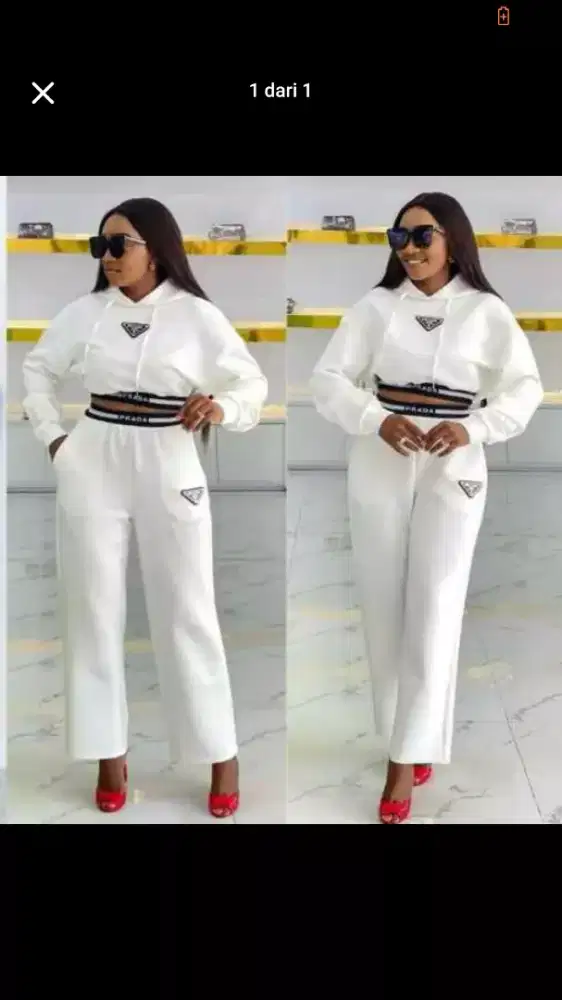 Baju Prada one set