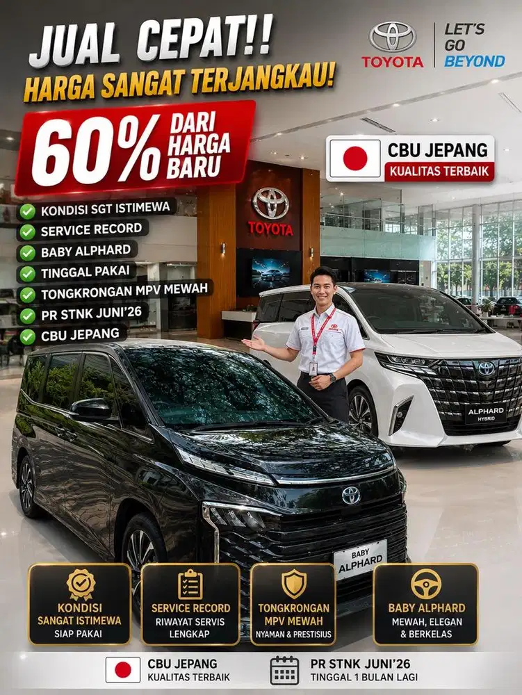 JUAL CEPAT TOYOTA VOXY TSS 2023 HITAM ISTIMEWA HARGA MURAH BANGET