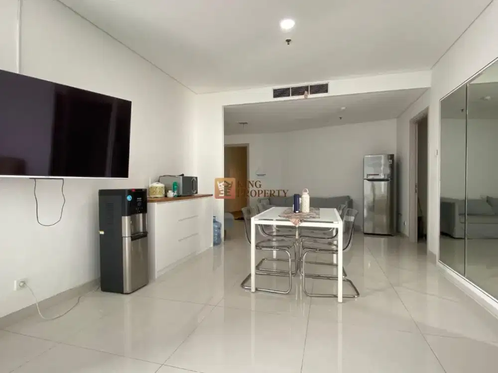 Apartemen View Laut Jual 3BR Furnished Bagus di Apartemen Regatta Akses Bandara Soekarno-Hatta, Baywalk Mall, Kuliner Muara Karang & Tol
