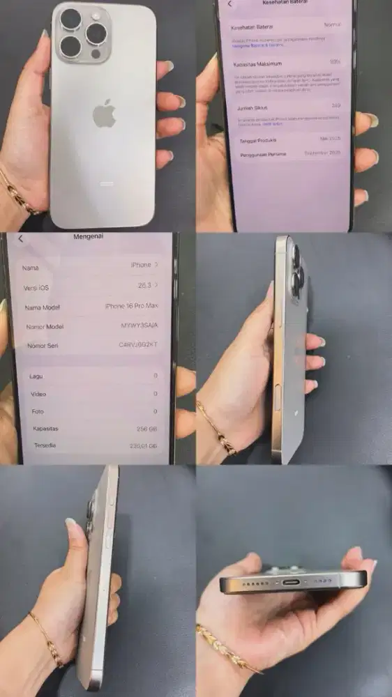 Iphone 16 pro max 256gb