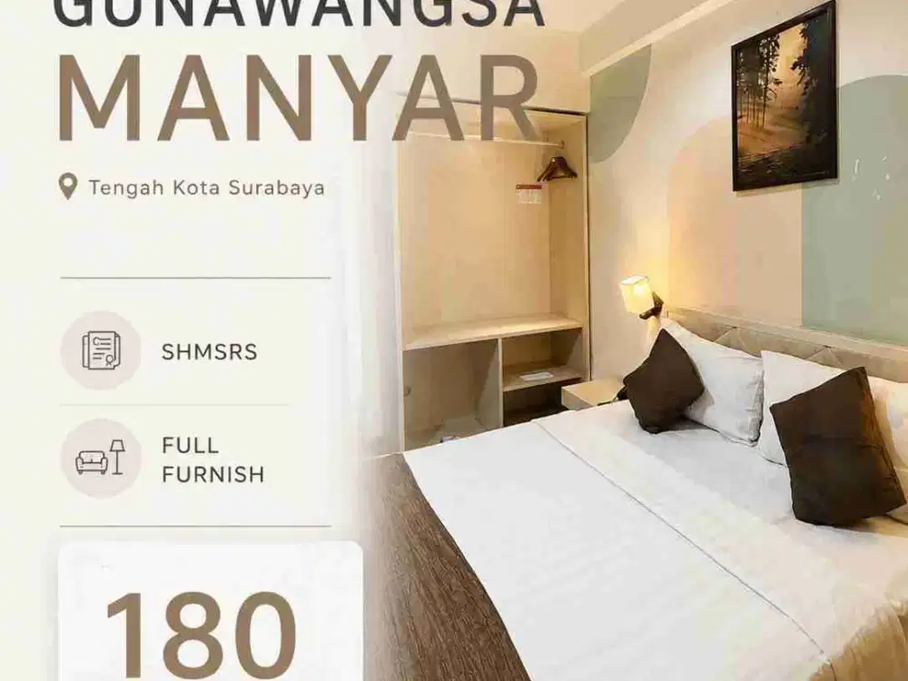 JARANG ADA‼️Apartemen Gunawangsa Manyar