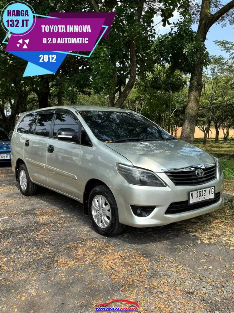TOYOTA INNOVA G 2.0 2012 AUTOMATIC