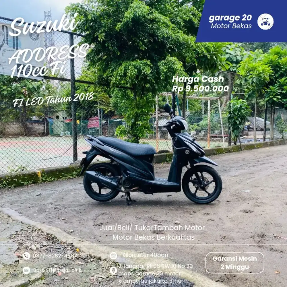 Suzuki Address 110cc Fi Tahun 2018