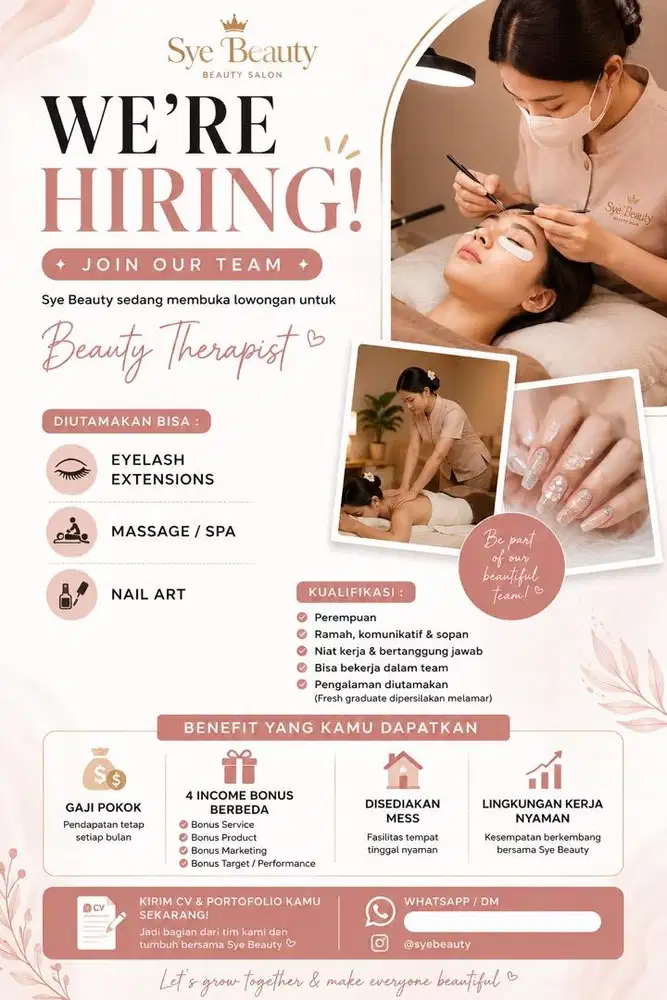 DIBUTUHKAN THERAPIST
