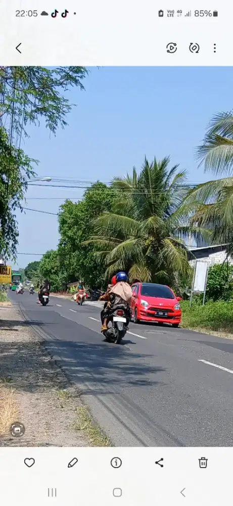 Lokasi usaha sgt strategis BU 0 jl ry dekat pasar kecamatan