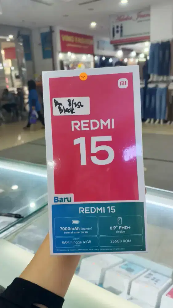 Redmi 15 8/256GB BLACK