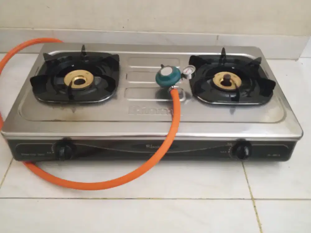 Kompor gas Rinnai RI-602.A + selang regulator