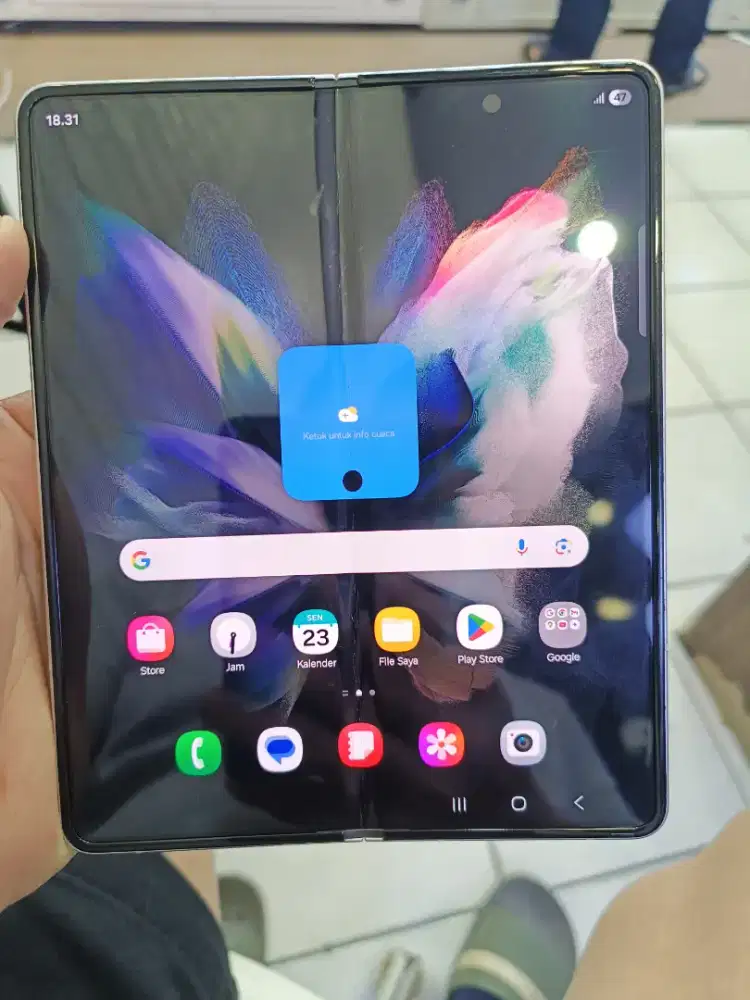 Samsung Z Fold 3 ram 12/256gb ex Sein batangan murah meriah !!