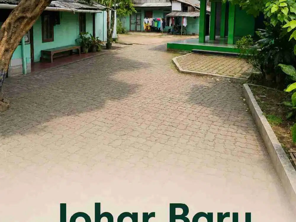 jual tanah di johar baru 1223 m2
