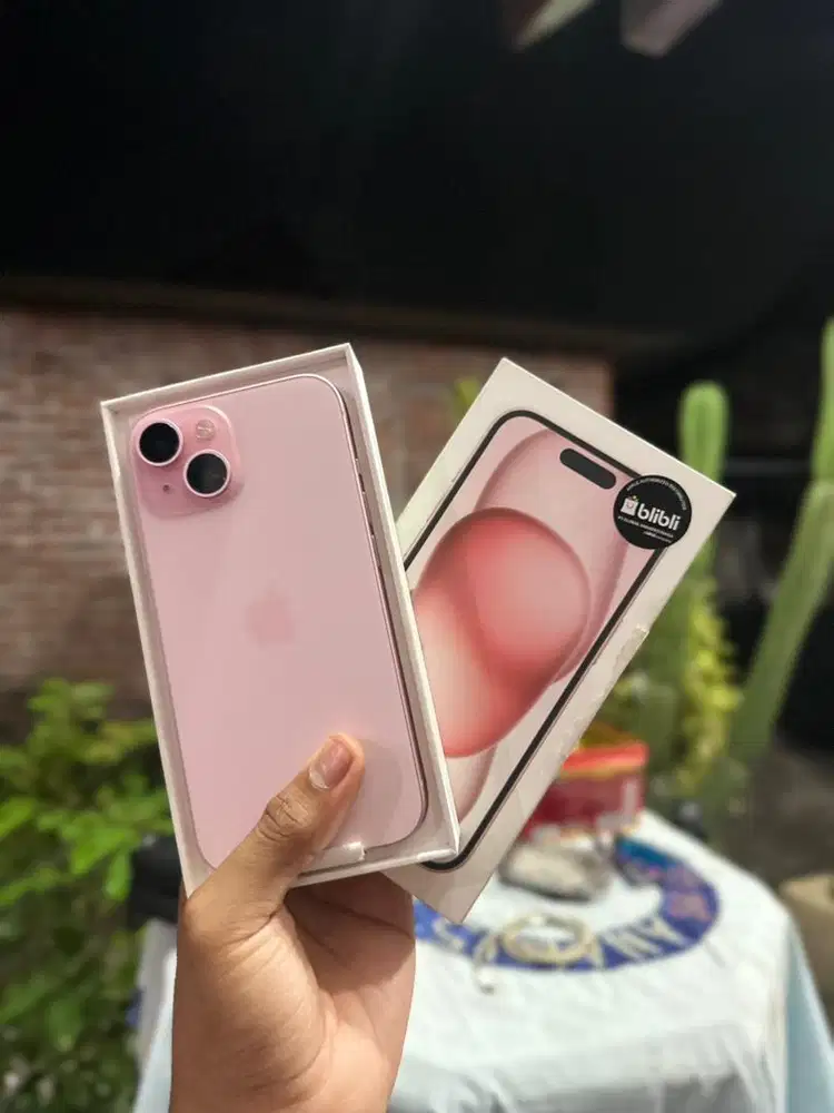 iphone 15 basic 128 iboxx pink blibli