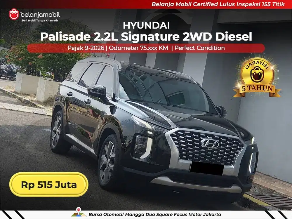 [ GARANSI 5TH ] Hyundai Palisade 2.2L Signature 2WD Diesel 2022 2023