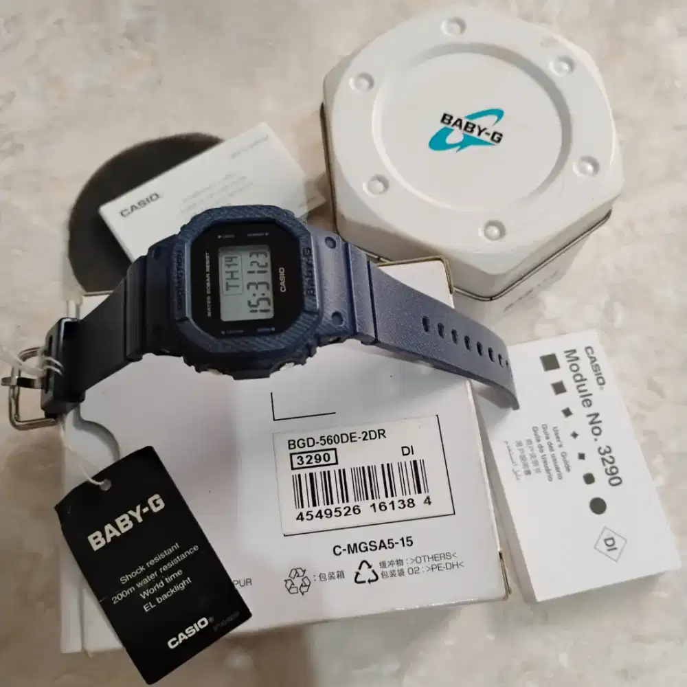 Casio Baby-G BGD-560DE-2DR Blue Denim