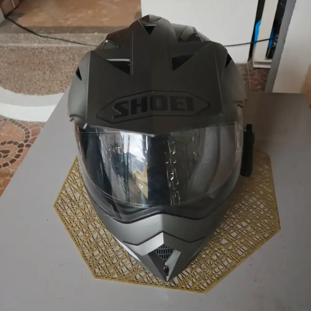 Helm Shoei Hornet DS Look - Mulus, Busa Tebal & Full Bonus