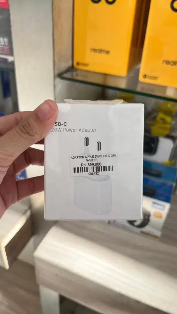 ADAPTOR IPHONE ORI 20W