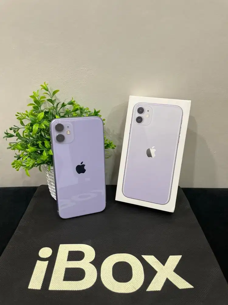 IPhone 11 64GB iBox Purple mulus Fullset BH 84% 3Utool 98 Permanent