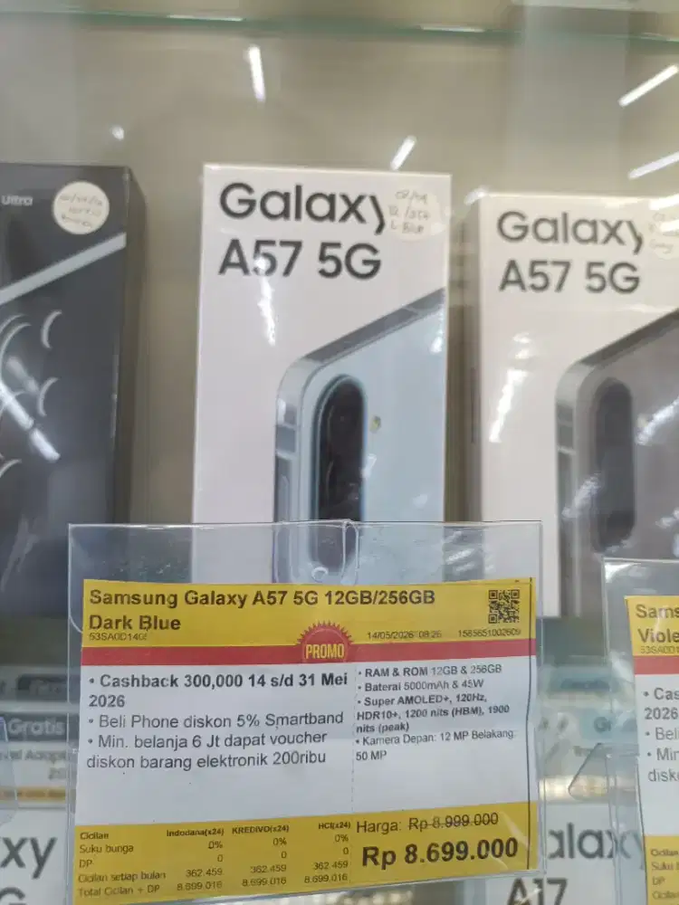 Kredit Kredivo Samsung Galaxy A57 12/256GB Bunga 0