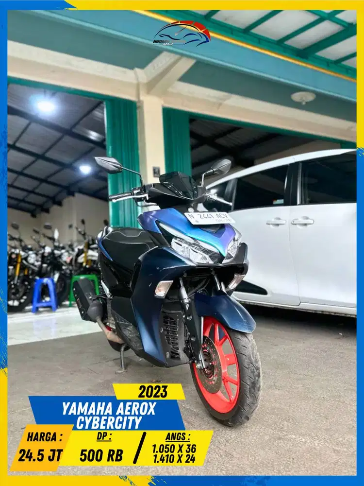 YAMAHA AEROX CYBER CITY 2023 MANTAP JIWA MASZEHH HIKMAH MOTOR KEPUH