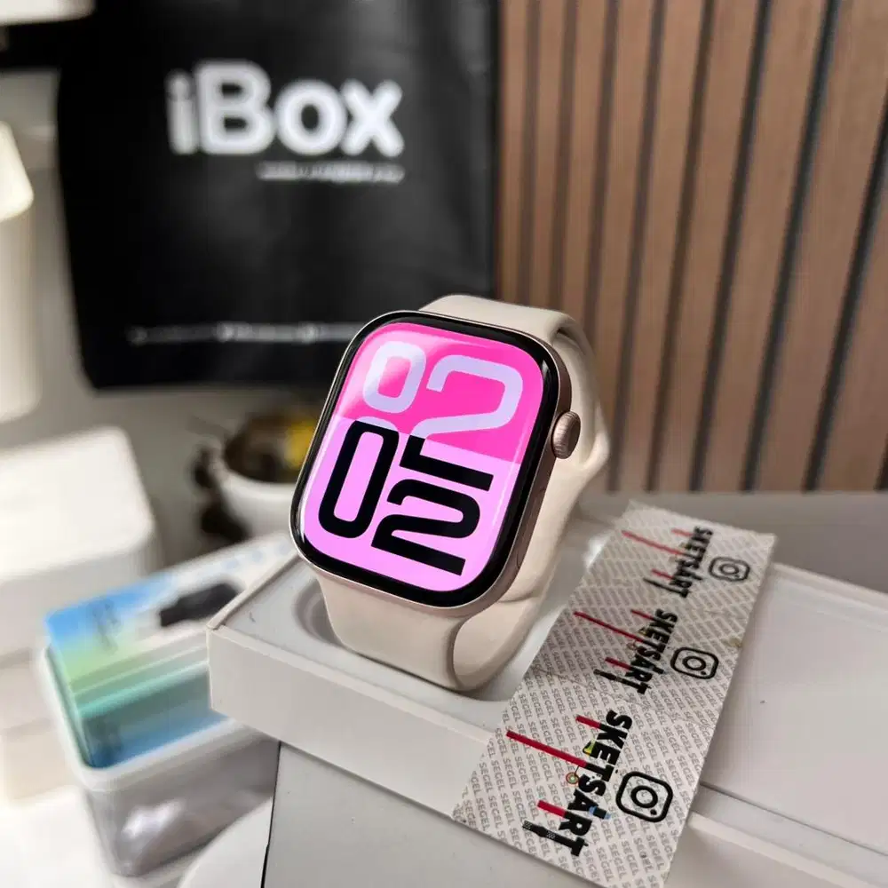 Apple Watch Series 10 46mm Rosegold iBox iwatch Battery Health 95%