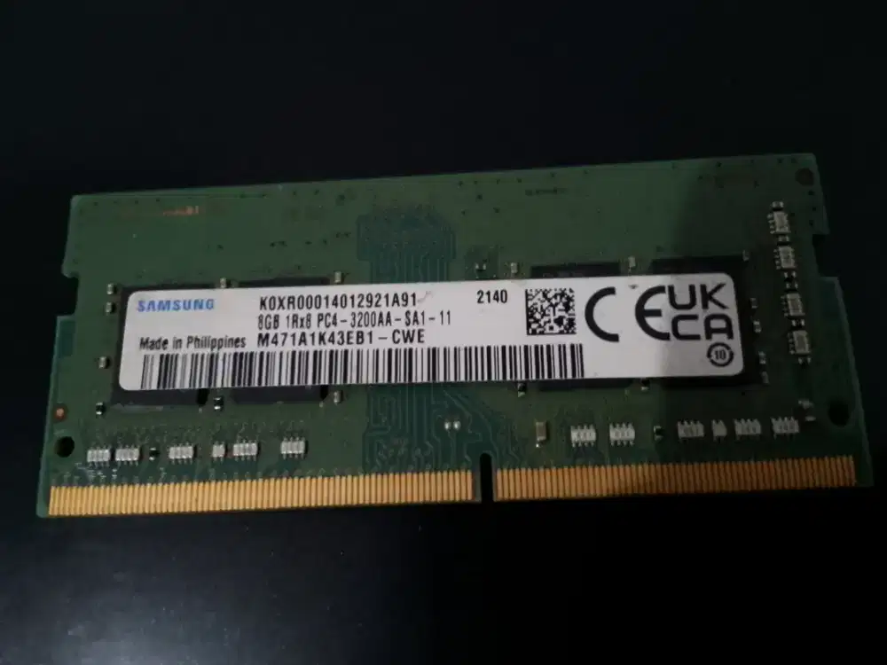 Ram ddr4 8gb sodimm