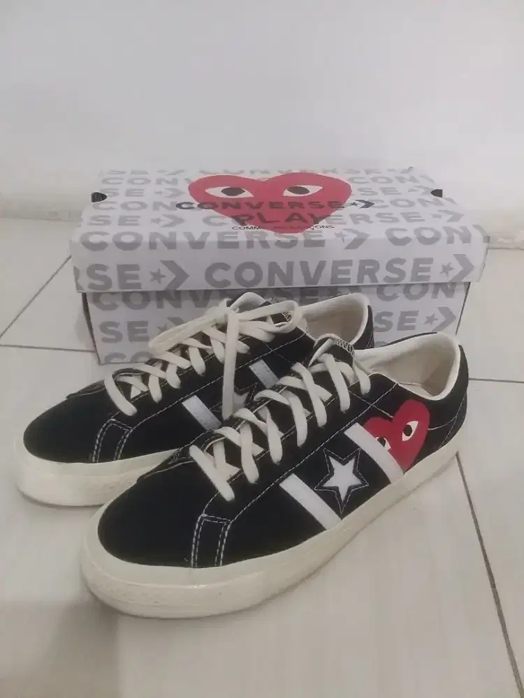 Sepatu converse play fullset size 41 mulus original
