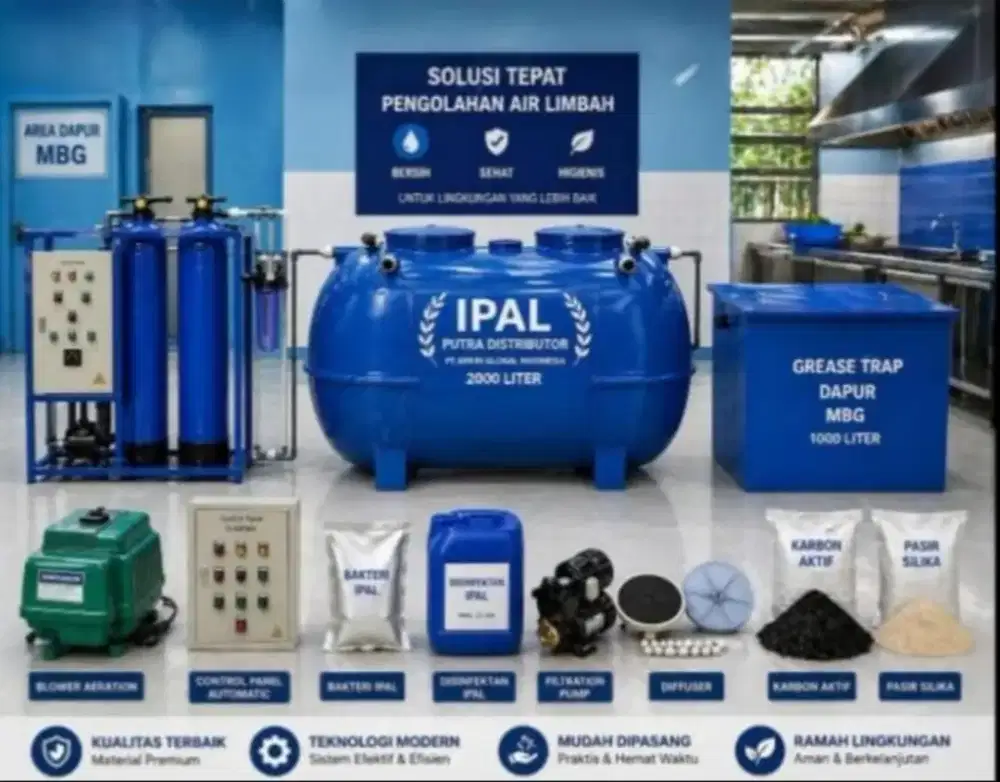 IPAL Dapur MBG Terpasang