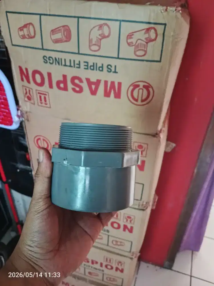 Shock drat luar pvc 3 inch