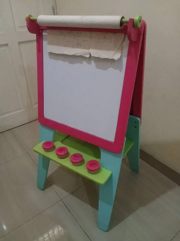 PAPAN TULIS KAYU ANAK 2 SISI MOTHERCARE ELC (IMPOR) INCLUDE KAPURWARNA