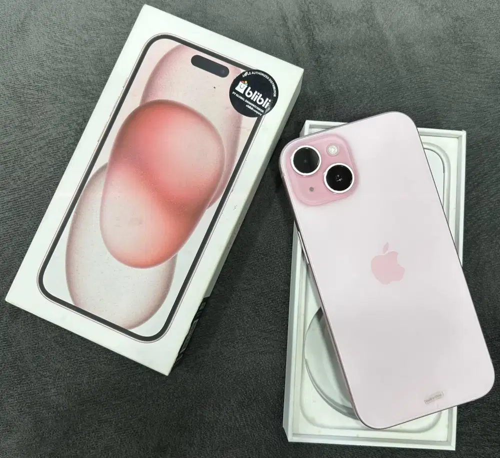 Iphone 15 128gb pink ibox normal fullset