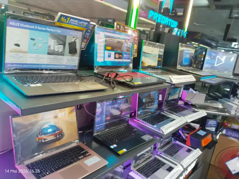 Kredit laptop resmi, free office. Cicilan tanpa DP, Syarat KTP Saja