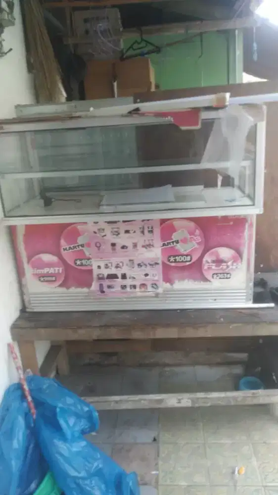 Jual cepet etalase bekas jual pulsa