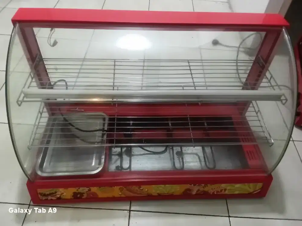 Etalase pajangan makanan/jualan merk Getra