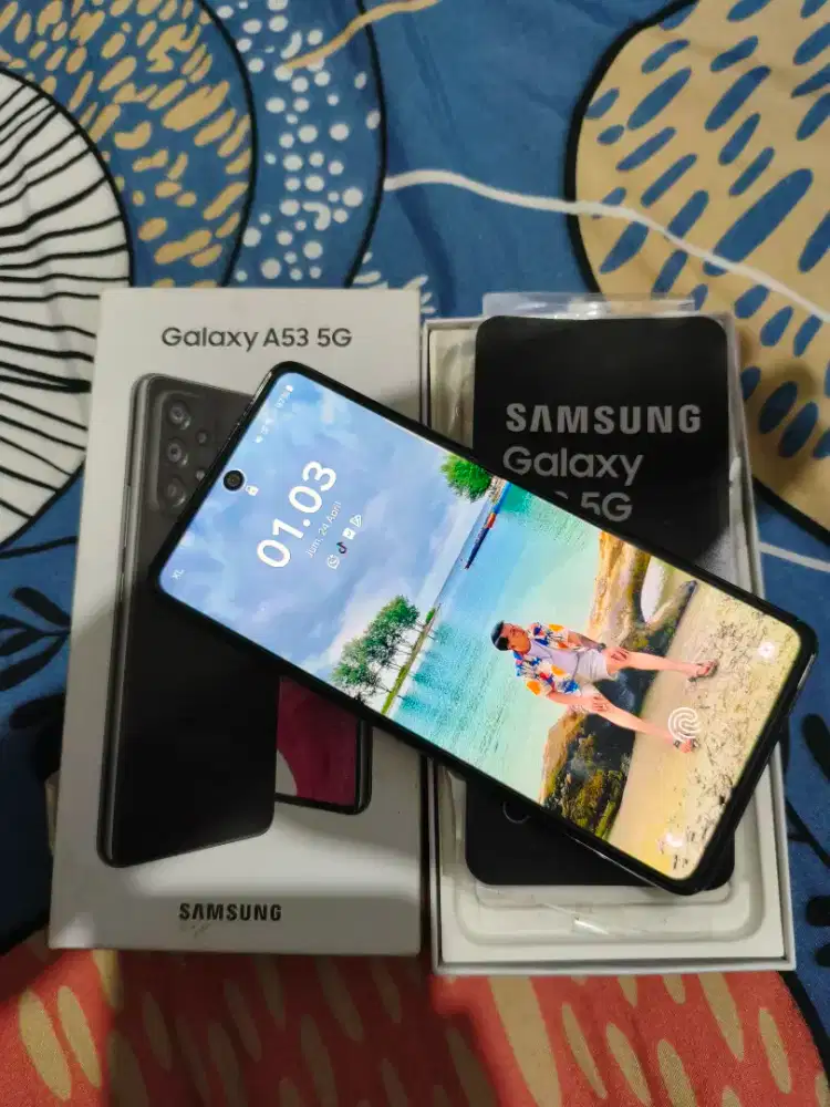 Seken Samsung A53 5G 8/128GB Garansi Resmi