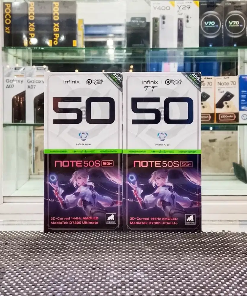 BARU...INFINIX NOTE 50s 5G RAM 8+8/256 SEGEL/GARANSI RESMI.