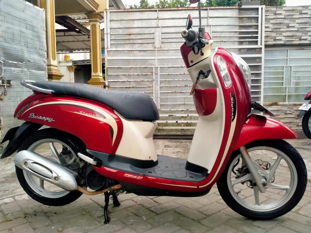 Honda Scoopy Fi lengkap motor sehat walafiat kterangan detail dibawah