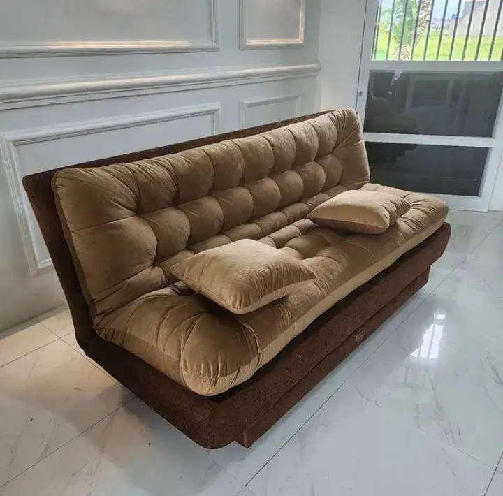 SOFABED KANGAROO DACRON COKLAT
