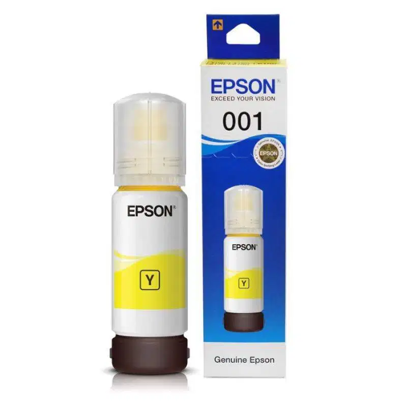 Tinta Epson 001 Yellow Original untuk L4100 L4200 L6100 L6200 L14100