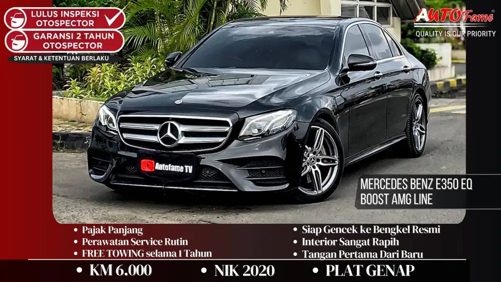 KM6RB Mercedes Benz E350 EQ Boost AMG Line Black on Black Pemk 2021 T