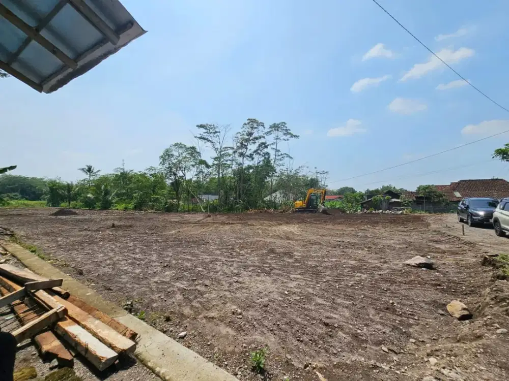 Termurah Area Villa Tanah Jogja 1 Jutaan SHM Cuma 5 Menit dari Kopi Klothok