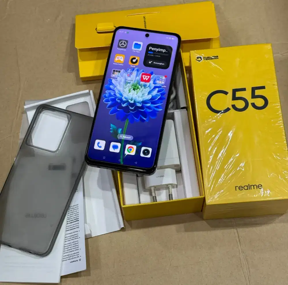 Realme C55 6/128GB NFC Fullset Mulus Bekas Garansi Resmi