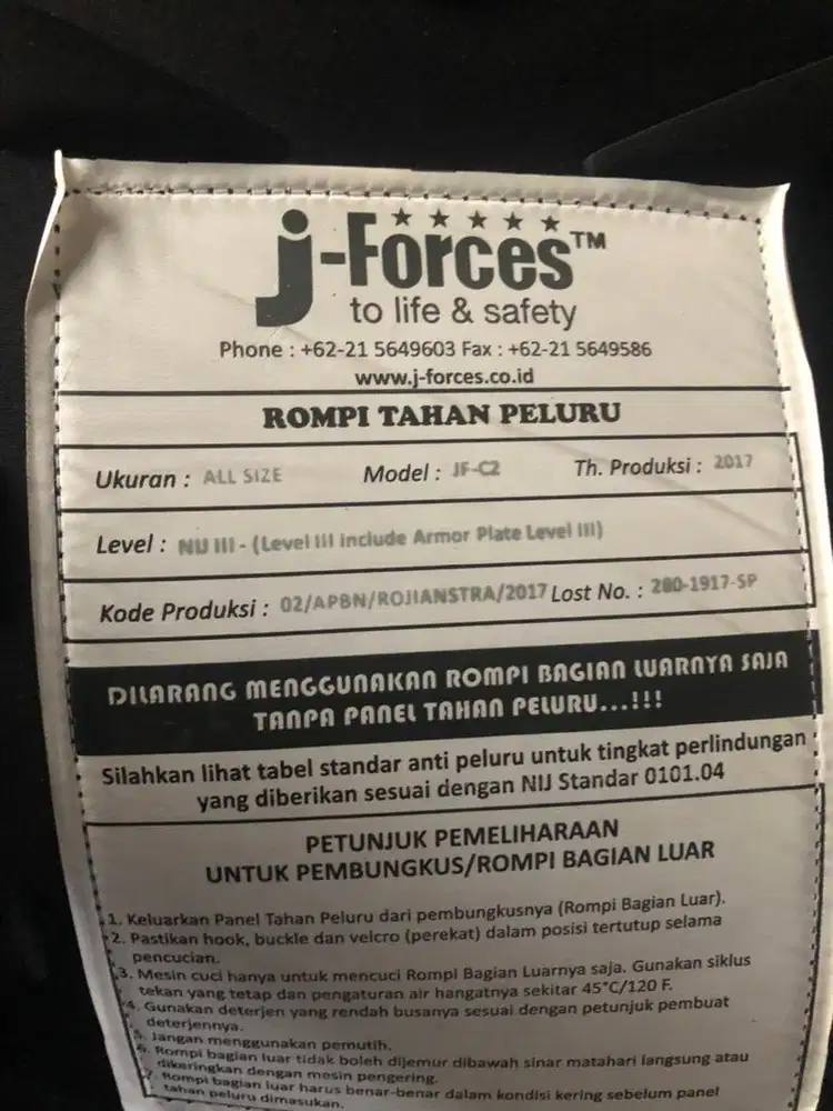Rompi anti peluru